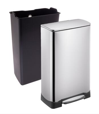 Cubo 30L Rectangular Acero Inoxidable E-Cube EKO